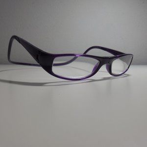 CLIC MAGNETIC READERS EUC PURPLE +2.00